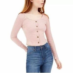 Hippie Rose Junior Womens
Pointelle Crop Top Sweet Rose Size
Large